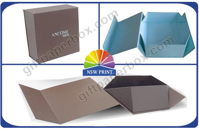 Logo Printing Art Paper Gift / Watch Packaging Boxes , Foldable Packaging Paper Box 0
