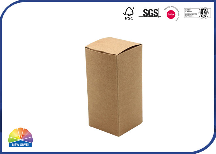 Custom Printed Folding Carton Box Recycled Kraft Paper Cosmetic Shampoo Packaging