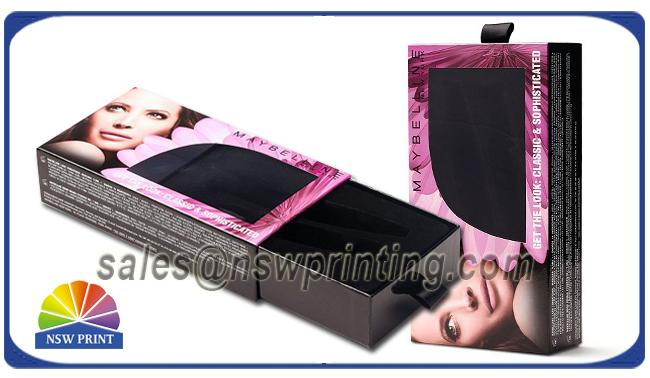 Glossy Lamination 4C Printing Drawer Paper Box For Eyeshadow Palette Gift Set 0