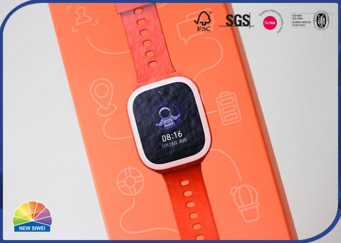 Electronic Watch Packaging Folding Paper Box With Spot UV Image Print 0