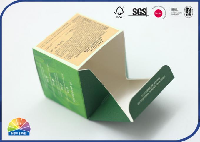 Loose Powder Packing Folding Carton Box With Dull Polish Paper OEM ODM Available 0