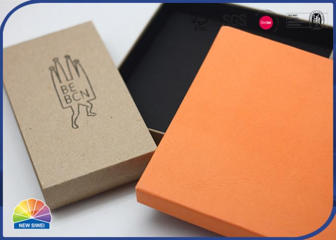 UV Coating Rigid Shoulder Box 1200gsm Grey Cardboard For Cosmetic Product 0