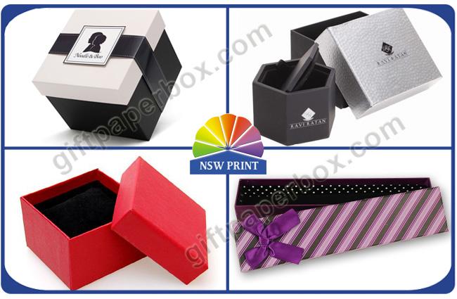 Black And White Striped Gift Box Cardboard Paper Square Gift Box 0