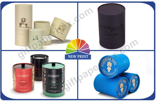 Luxury Matte Laminated Paper Packaging Tube for Candle / Cosmetic / Skincare Box 0