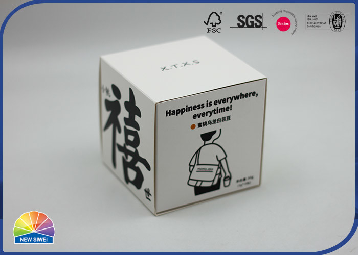 Cosmetic Auto Lock Bottom Folding Carton Box Custom With Laser Silver Cardboard