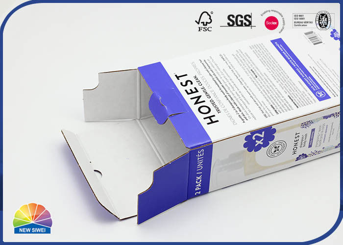 ODM Shampoo Packaging 300gsm Coated Corrugated Custom Size Boxes