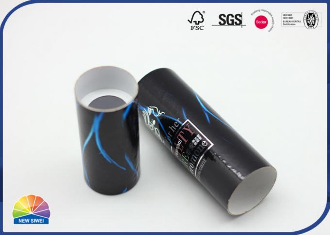 Customizing Bulk Print Paper Packaging Tube Black Cardboard Cylinder Box OEM Logo 0