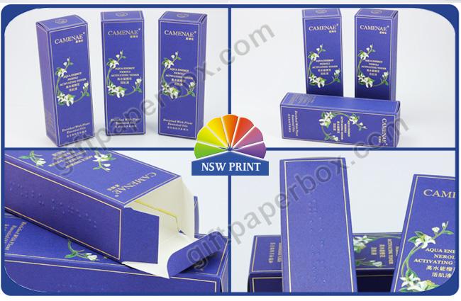 OEM Printing Luxury Kraft Paper Folding Carton Box / Custom Beauty Gift Boxes 0