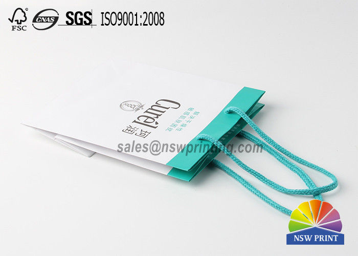 Fancy Custom Printed Paper Shopping Bags Cosmetic Packing Bags