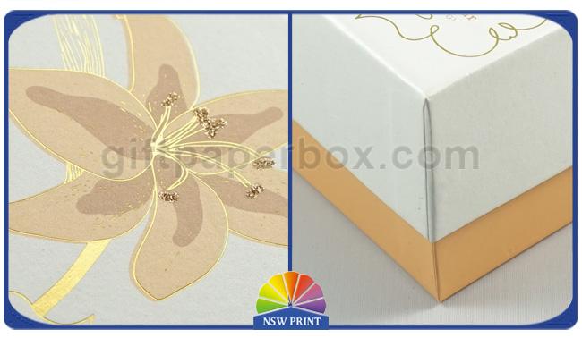 Imprint Gold Stamping Cardboard Gift Box Packaging Stylish Design Custom Shapes 0