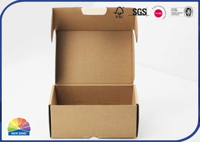 Recycled Corrugated Mailer Box CMYK Offset Printing Storage Packaging