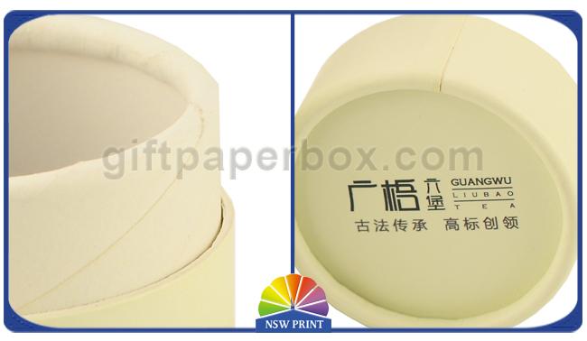 Recyclable Custom Printed Paper Tin / Can / Tube Packaging Containers Matte Lamination 0