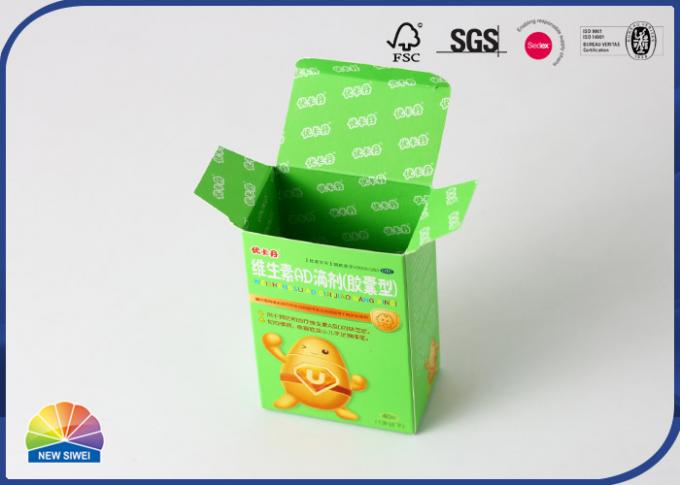 Outer Wrapping Foldable Medicine Packaging Paper Box Recycled 0