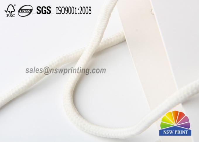 Laminated Cotton Rope Handle Single Logo Colour Paper Kraft Bag 1