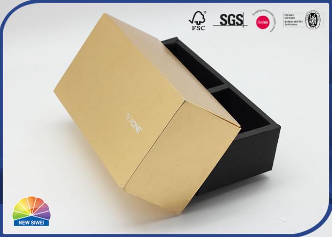 Corrugated Cardboard Rigid Gift Box With E Flute Paper Insert 0