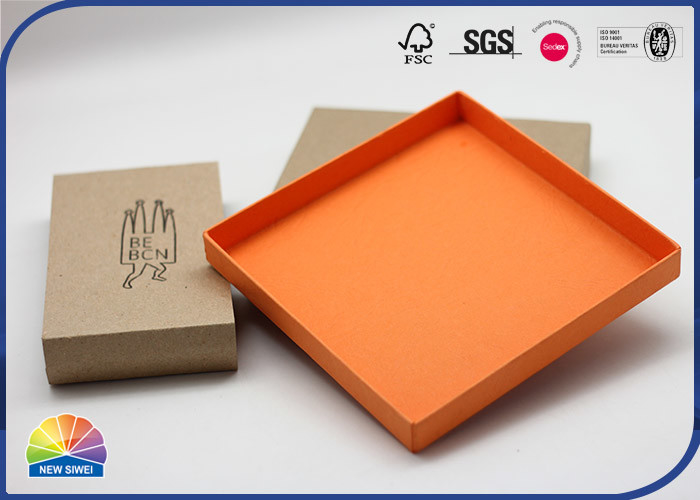 UV Coating Rigid Shoulder Box 1200gsm Grey Cardboard For Cosmetic Product