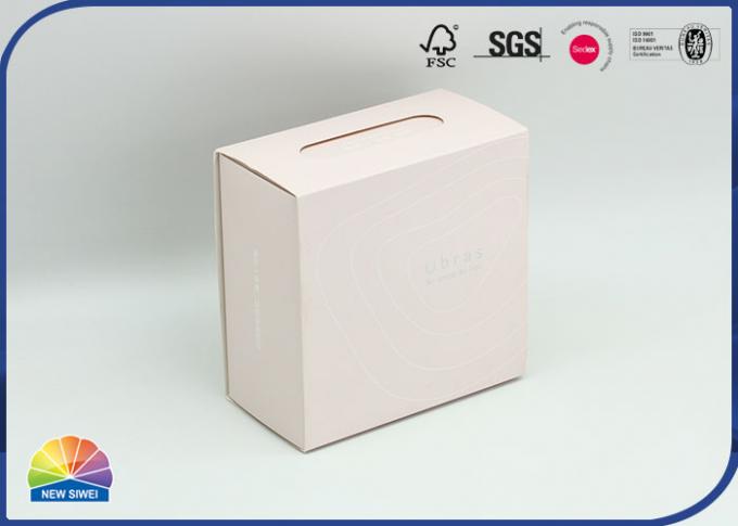 350gsm C1S Underwear Packaging Folding Box Silver Hot Stamping Logo 0