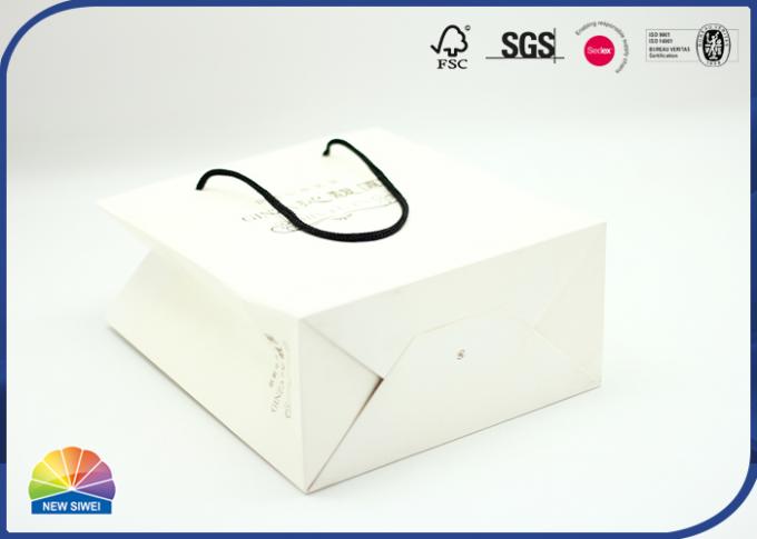 Custom Printed Paper Gift Bag Portable Coated Flat Pack Shoe Medium Shipping Bags 0