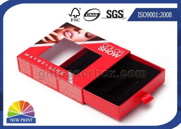 Custom Printed Paper Boxes Slide Open Box With Window