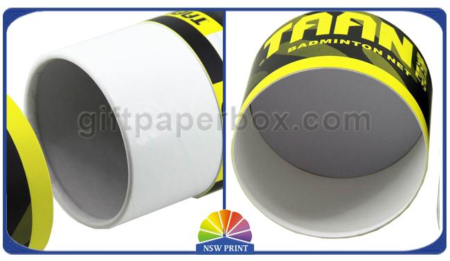 Sport Products Custom Paper Tube Packaging With Full Color Printing / Laminated 0