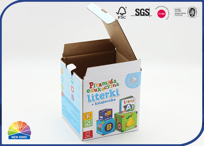 Custom Printed Corrugated Boxes Matte Lamination Toy package !