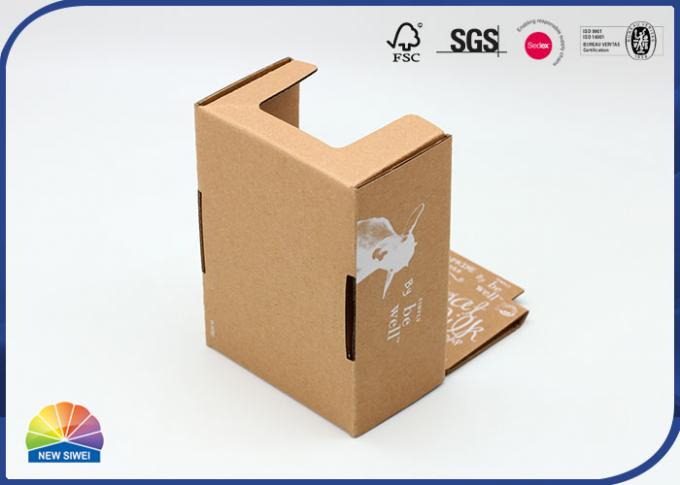 Custom Printing Kraft Paper Display Box E Flute Corrugated Cardboard 0