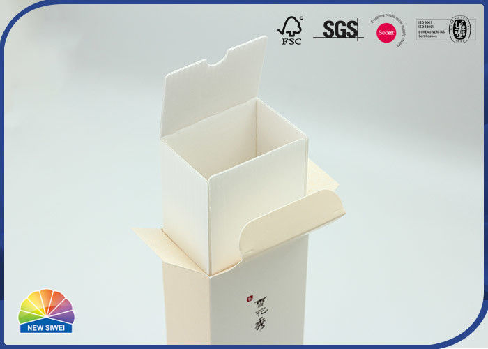 White Cardboard SBS Paper Carton Box Customized Package Food Box