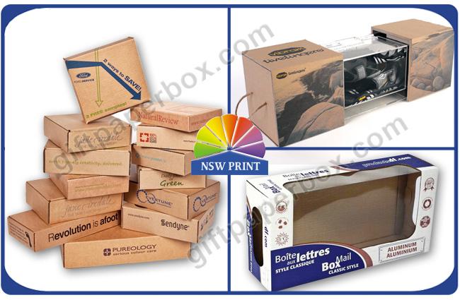 Kraft Paper Corrugated Mailer Box For Toys Packing ,  Retail Packaging Boxes 0