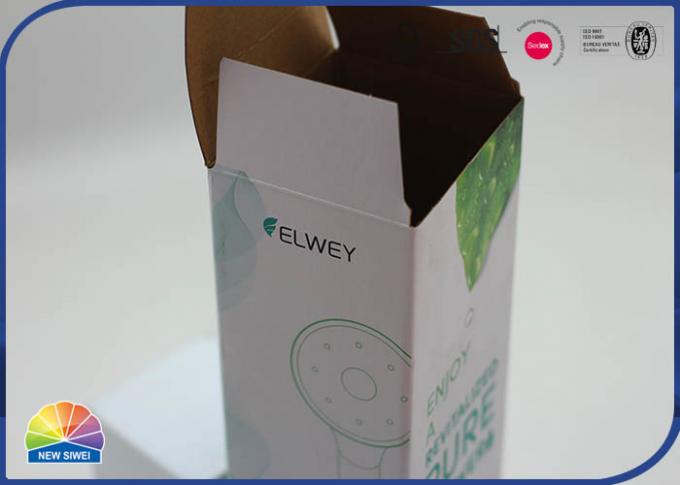 Customized CMYK Resuable Gloss Lamination Corrugated Carton Box For Cup Packaging 0