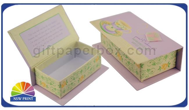 Customized Hinged Lid Printed Rigid Gift Box For Eyeliner Beauty Products 0