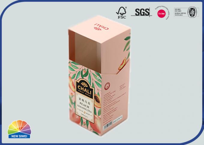 350gsm C1S Sliding Gift Folding Box For Oolong Tea Packaging 0
