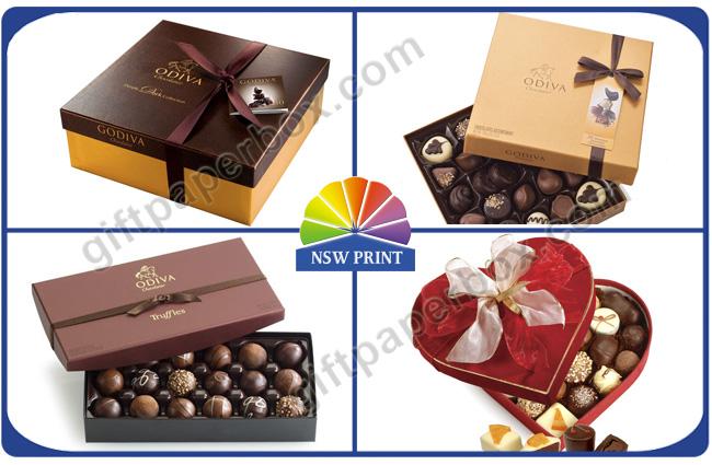 High End Chocolate Packaging Box With Ribbon For Valentine'S Day Gifts Packaging 0