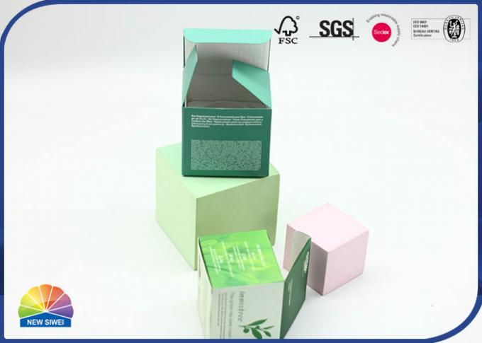 Cosmetics Matt Lamination 4C Printed Folding  Carton Box Recycle Small Size 0