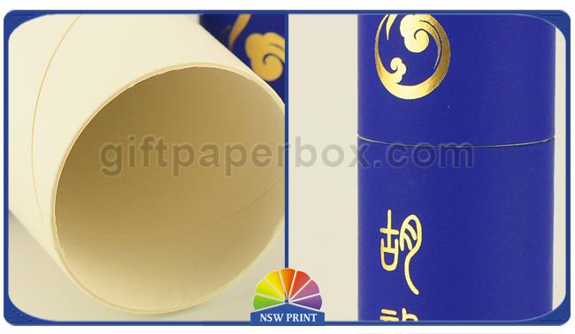 Food White Cardboard Core Paper Packaging Tube With Pantone Color Printing 0