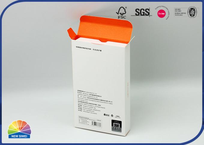 Spot UV Rectangle Folding Carton Box Screen Protector Packaging 0