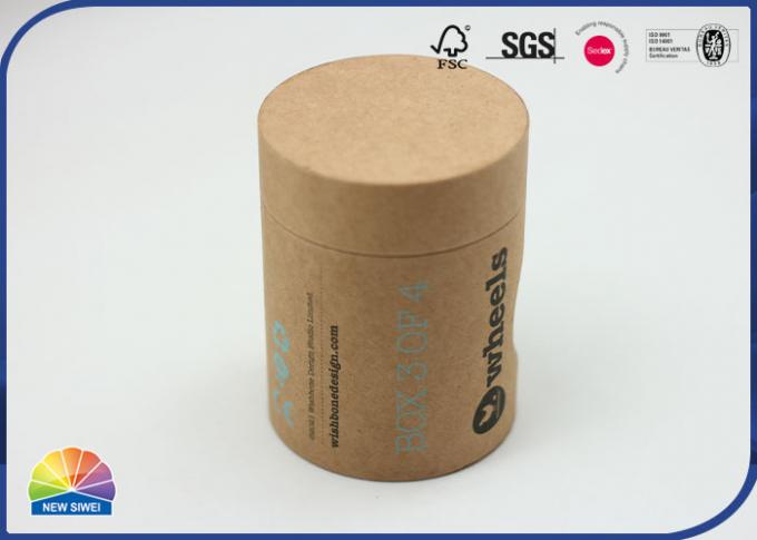 157gsm Kraft Core Hollow Out Paper Packaging Tube Custom Design 0
