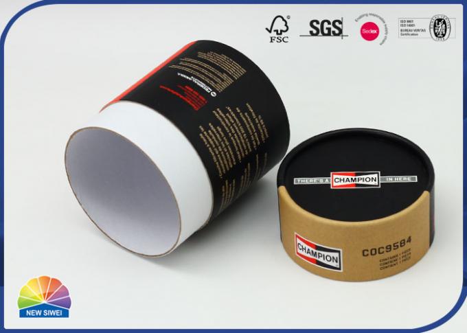 8.5cm Eco 157gsm Coated Paper Packaging Tube Kraft Core 0