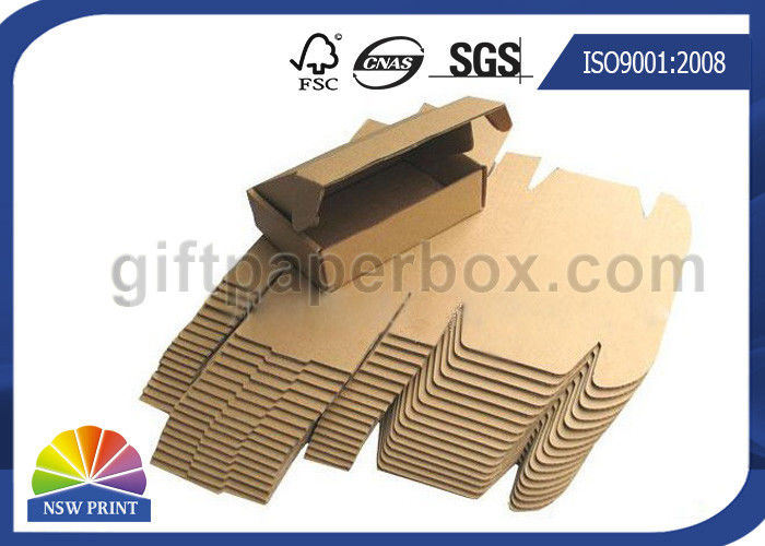 Small Paper Corrugated Cardboard Shipping Boxes / Foldable Paper Storage Boxes