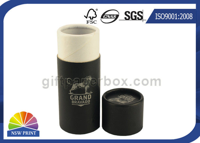 Curl / Disc Closure Custom Brand Logo Paper Tube Containers For Retail Packaging