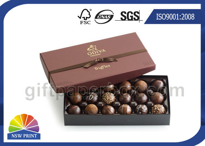 High End Chocolate Packaging Box With Ribbon For Valentine&#039;S Day Gifts Packaging