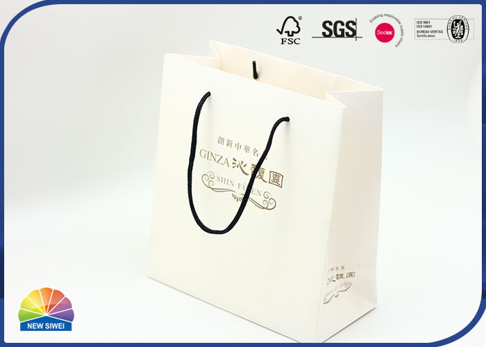 Printed Customized Logo Paper Gift Bag For Luxury Product With Handle