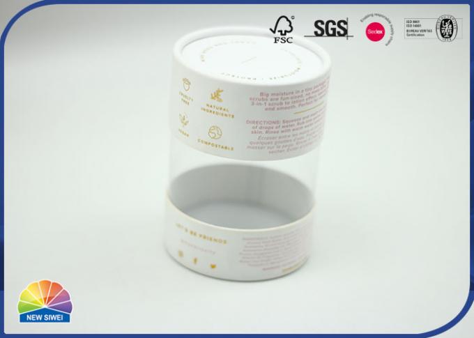 Eco Friendly Round Paper Packaging Tube Pretty Design Durable Finish 0