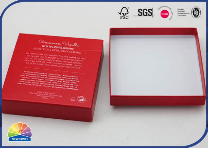Recycled 4C Printed Hinged Lid Gift Box Customized Matt Lamination Packaging 0