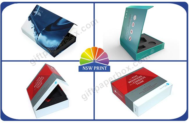 Matte Lamination Magnet Closure Rigid Gift Box with EVA Foam 0