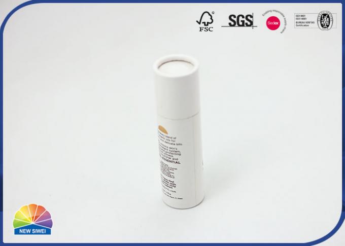 Customized Logo Matte Lamination 4C Printed Paper Packaging Tube Embossing 0