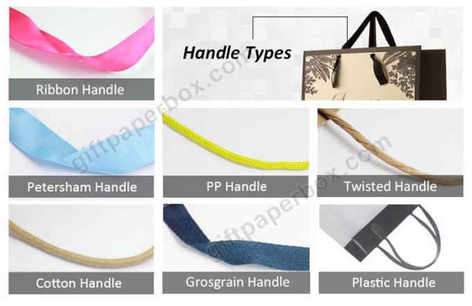 CMYK Full Color Printed Paper Bags Custom For Clothing Garment 3