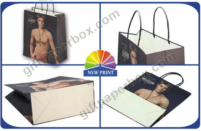 Printing Custom Paper Shopping Bags With Paper Twisted Handle Customized Shopping Bag 0