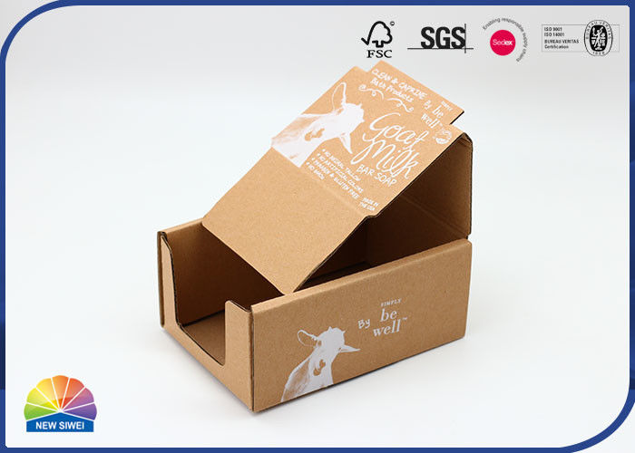 Custom Printing Kraft Paper Display Box E Flute Corrugated Cardboard