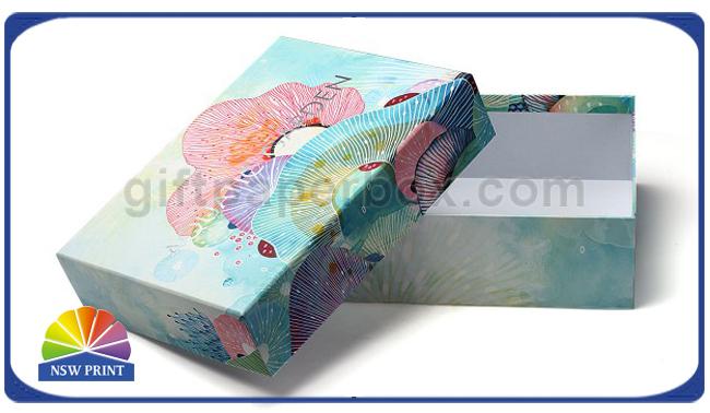 Fancy Design Paper Gift Box CMYK Offset Printing Custom Rigid Gift Box OEM 0
