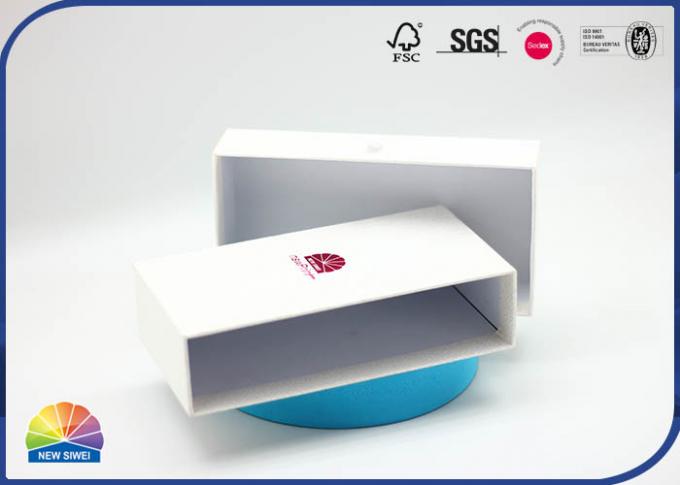 Customized Logo 1C Printed Luxury Drawer Paper Box Matte Lamination 0